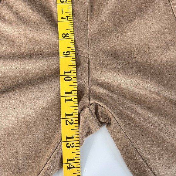 Jules & Leopold Jogger Womens Medium Camel Faux Suede High Rise Drawstring Pants - Picture 7 of 11